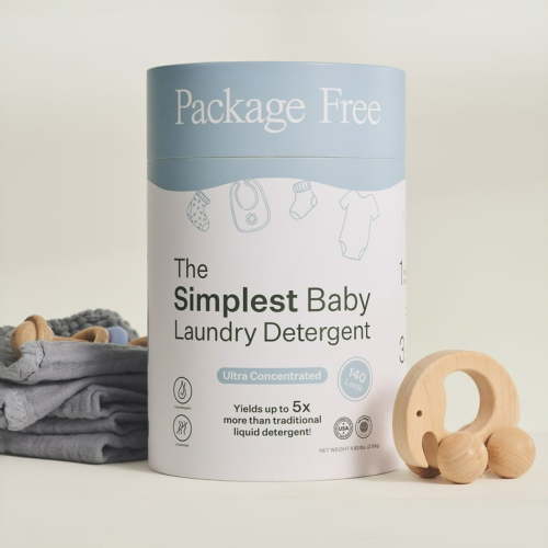 The Simplest Baby Laundry Detergent Powder by Package Free, Unscented, 140 Load