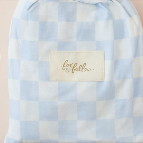 Powder Check Organic Fitted Cot Sheet