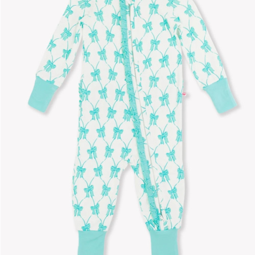 Convertible Ruffle One Piece Pajama, Bamboo Viscose