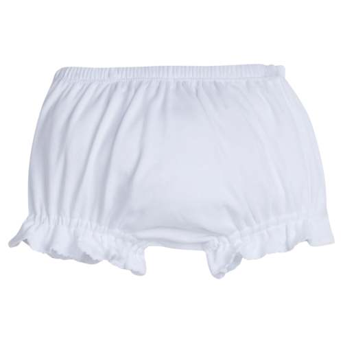 Knit Diaper Cover - White with White