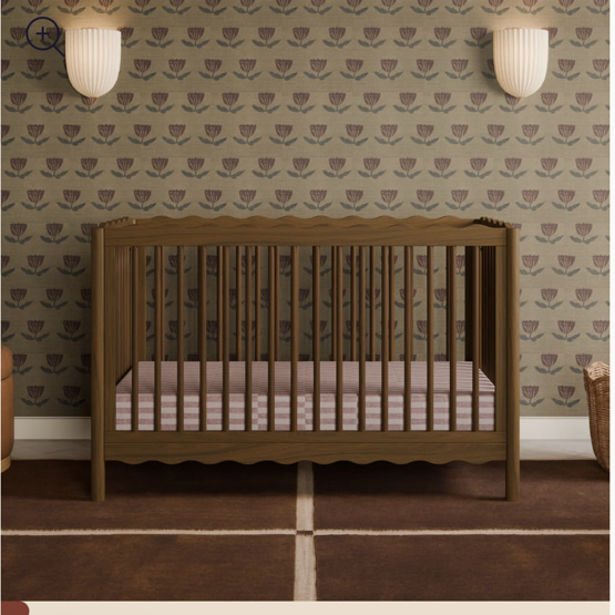 Swell 4-in-1 Convertible Crib with Toddler Bed Conversion Kit