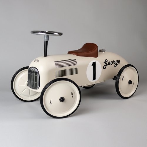 Child&#39;s First Ride On Toy Personalised Baby Gift For First Birthday Or Nursery Room Decor
