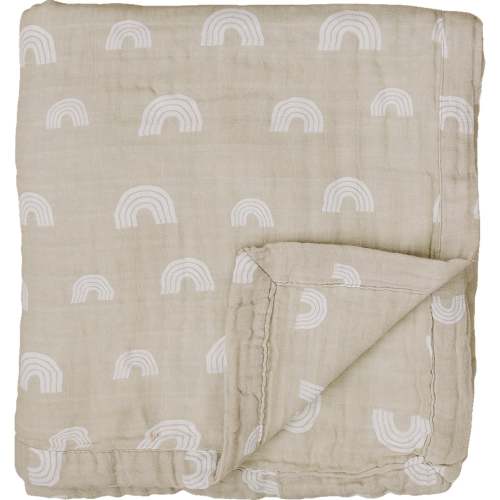 Sand Rainbow Muslin Quilt