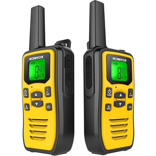 Profressional Walkie Talkies for Adults, Rechargeable Two Way Radios Long Range, 36 Channels 2 Way Emergency Radio with NOAA Weather Alert, Survival Gear and Equipment for Camping Hunting Hiking