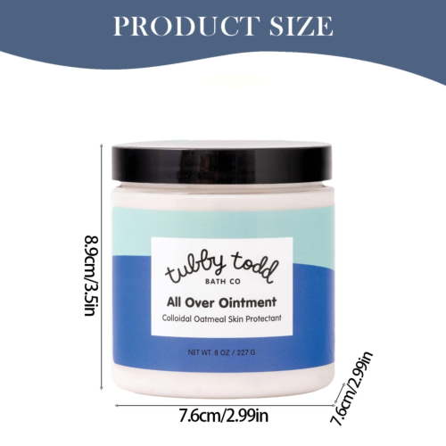 Multipurpose All Over Ointment for Babies, All Over Gentle Skin Protection Skin Moisturizing Cream Body Balm Moisturizer for Newborns & Up, Soothes Dry Irritated Skin, Diaper Rash, 227g