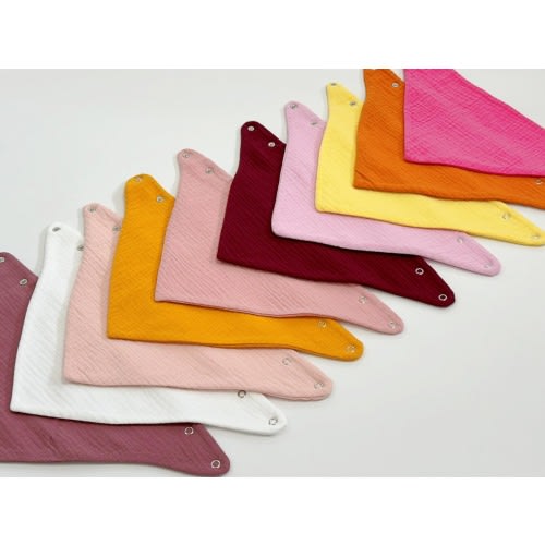 100% Waterproof Drool Bibs, Toddler Bandana Bibs - Perfect Baby Gift, Absorbent Organic Cotton Baby Bibs for Baby Girls, Soft & Breathable