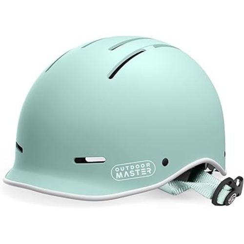 OutdoorMaster Toddler Helmet, Toddler Bike Helmet, Bike Helmet for Youth Boys & Girls, Kids Helmet with Visor, Dial Fit Adjustment Ventilation Multi-Sport Helmet for Bicycle Skate Scooter Longboard