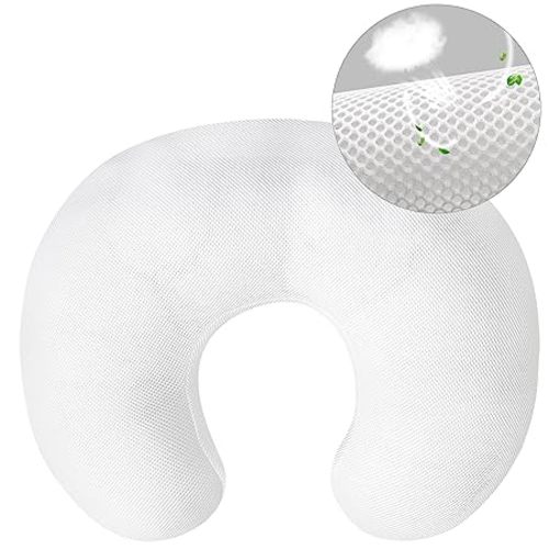 3D Air Mesh Nursing Pillow ,26''x20''x1.5'', Breathable, White