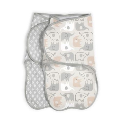 Ingenuity Farewell Fuss™ 2-Pack Easy-Wrap Baby Swaddles in Grazer - MULTI - 0-3 MONTHS