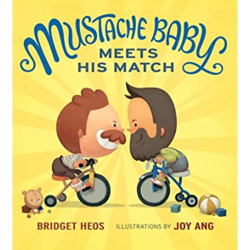 Mustache Baby Meets His Match Board Book