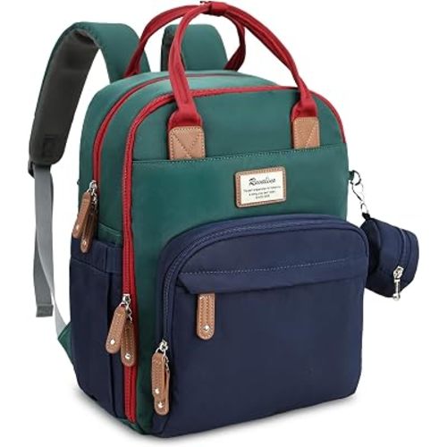 RUVALINO Baby Diaper Bag Backpack with Changing Pad, Waterproof