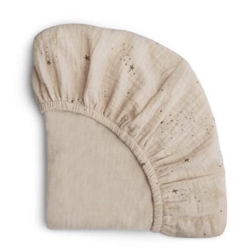 Mushie Extra Soft Muslin Crib Sheet