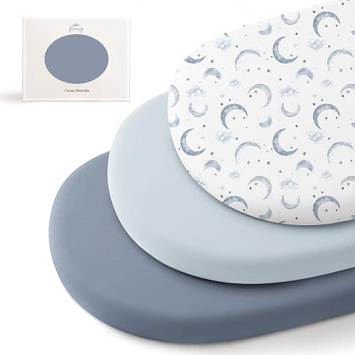 3 Pack Stretchy Bassinet Mattress Sheets