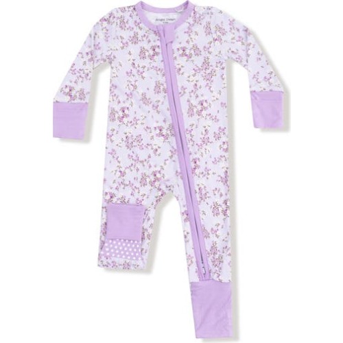 Sweet Dreams Convertible Zip Footie, 0-3M
