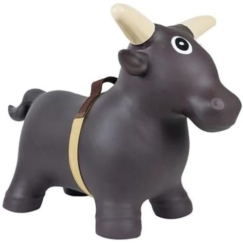 Big Country Toys Lil’ Bucker Bull Kids Toys - Rodeo Ride On Toys for 18 Months to 3+ Years - Bouncy Animals for Toddlers - Inflatable Kids Hopper Toy with Hand Pump