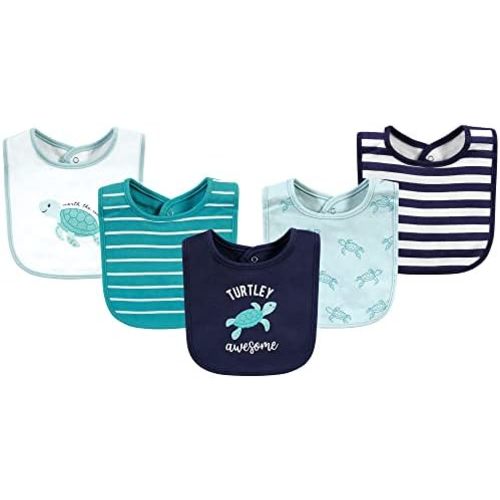 Hudson Baby Unisex BabyCotton Bibs