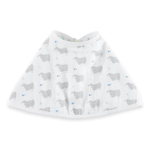aden + anais essentials Burpy Bib; 100% Cotton Muslin; Soft Absorbent 4 Layers; Multi-Use Burp Cloth and Bib; 22.5" X 11"; Single; Baby Star