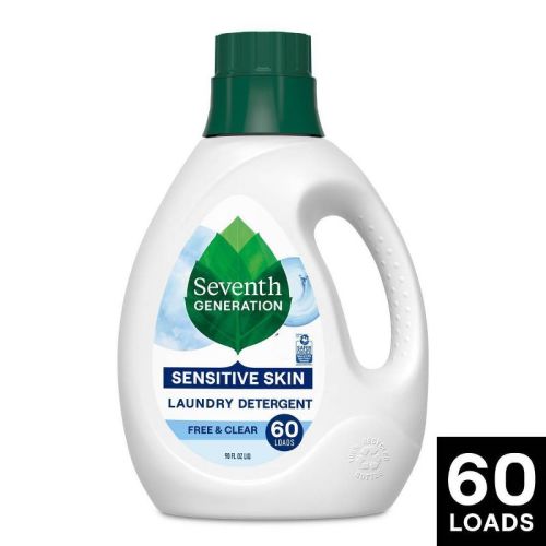 Seventh Generation Liquid Laundry Detergent - Free & Clear, Size: 90 fl oz