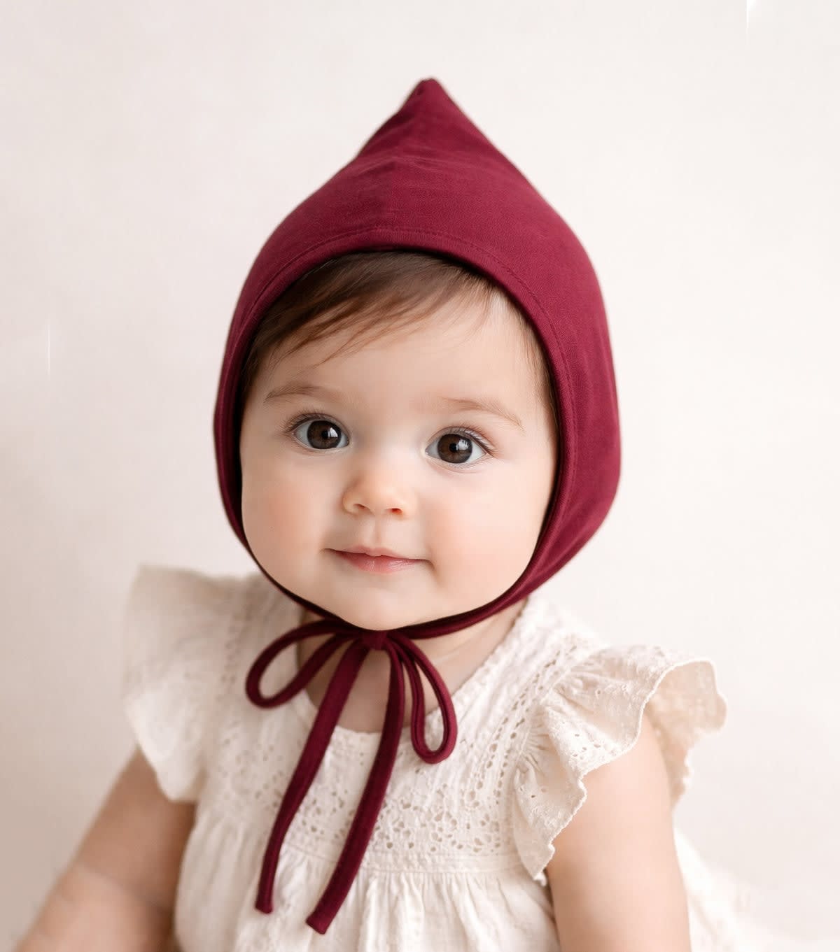 Organic cotton Pixie Bonnet Hat – Olive and Cradle