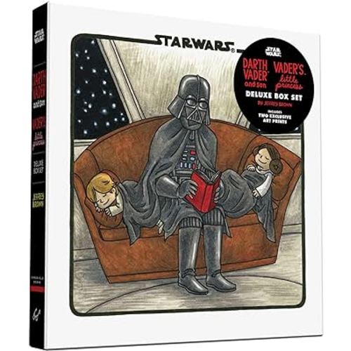 Darth Vader & Son / Vader's Little Princess Deluxe Box Set (includes two art prints) (Star Wars): (Star Wars Kids Books, Star Wars Children's Books, ... Gifts for Kids) (Star Wars x Chronicle Books)