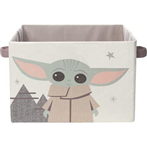 Lambs & Ivy Star Wars Grogu/Baby Yoda Foldable/Collapsible Storage Bin/Basket