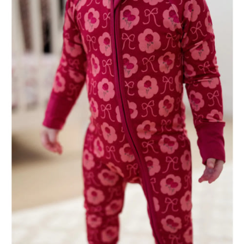 Elle Floral Zipper Romper – In my Jammers