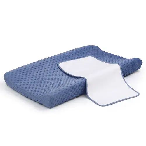 4Baby Dot Change Pad Cover with Liner Blue | Baby Bunting AU