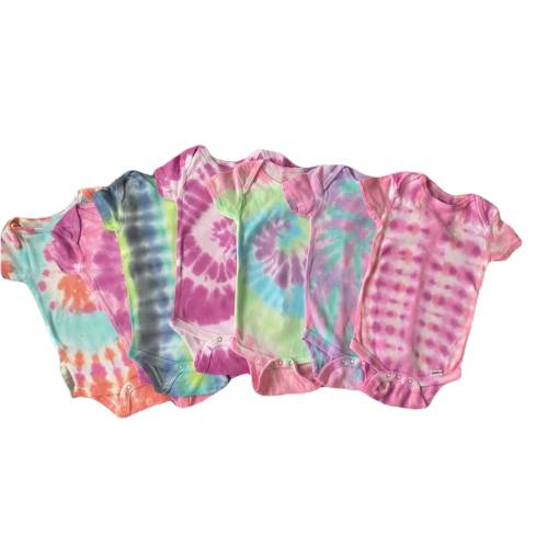 Baby Tie Dye 6-9m | Organic Cotton | FREE BIB Included