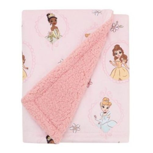 NoJo Disney Princess Dreams in Bloom Baby Blanket: Knitted, 30" x 40", Classic Patterns