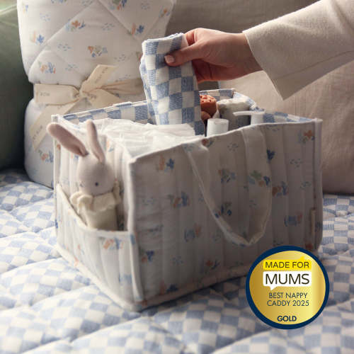 Nature Trail Print Nappy Caddy, Sustainble - Avery Row