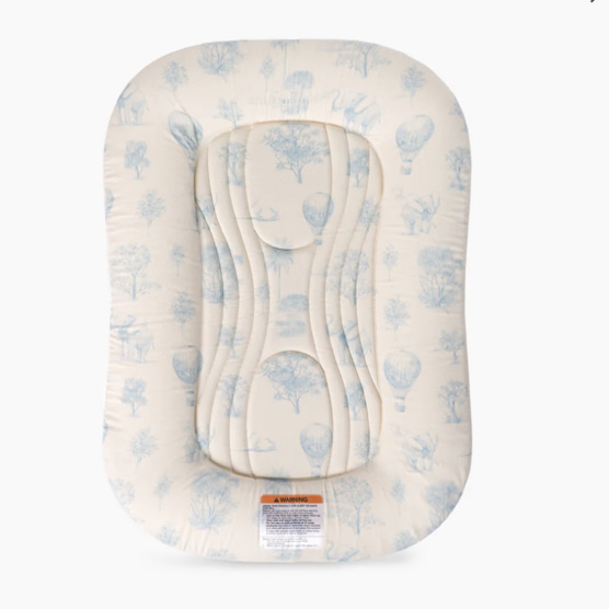 Infant Lounger Wave | Blue Toile