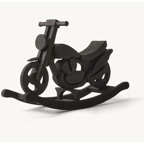 Hand-Carved Wood Rocker - Motorcycle | RH Baby & Child