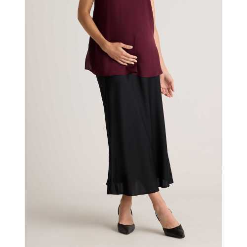 Washable Stretch Silk Maternity Skirt