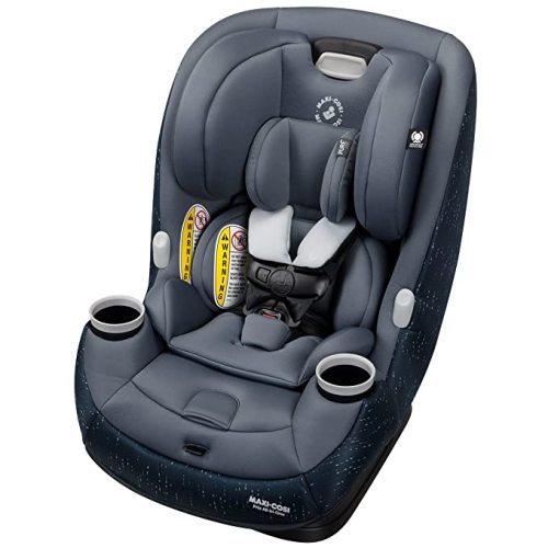 Maxi-Cosi Pria All-in-One Convertible Car Seat, All-in-One Seating System: Rear-Facing, from 4-40 pounds; Forward-Facing to 65 pounds; and up to 100 pounds in Booster Mode, Sonar Grey - Original