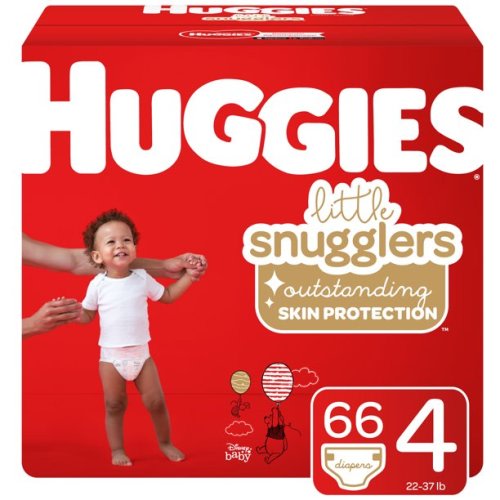 Huggies Little Snugglers Baby Diapers, Size 4, 66 Ct, Giga Jr Pack
