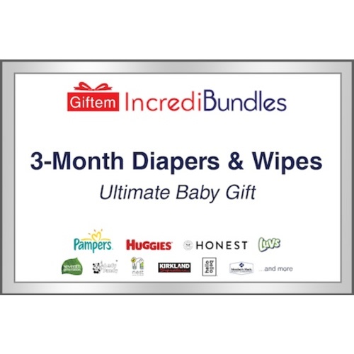 Ultimate Baby Gift - Diapers + Wipes - IncrediBundles.com