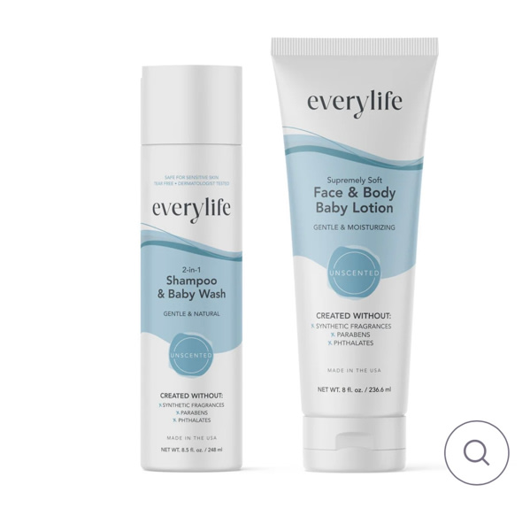 Baby Bath Bundle | Gentle Shampoo & Body Wash for Newborns – EveryLife