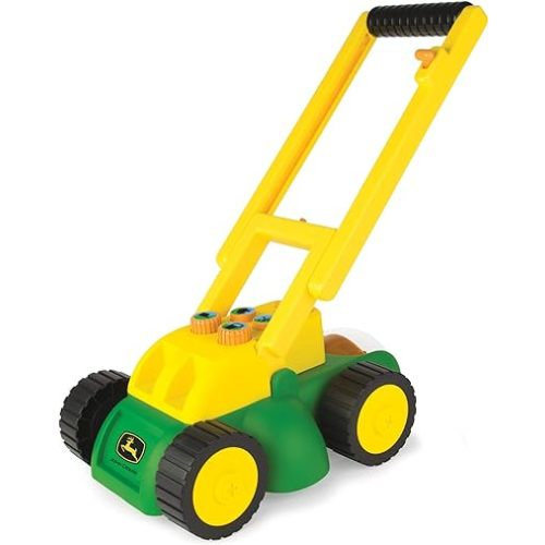 TOMY John Deere Electronic Toy Lawn Mower - Lawn Mower Toy with Interactive Sounds and Buttons - Toddler Outdoor Toys - Summer Toys - Ages 2 Years and Up