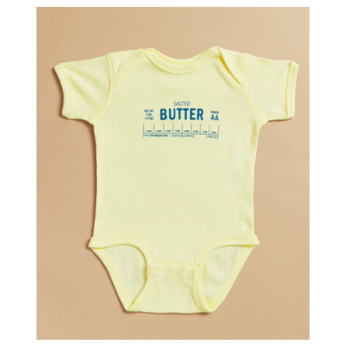 Butter Lover Bodysuit in Yellow | Tullabee