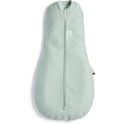 ergoPouch Cocoon Swaddle Sack 1.0 TOG - Baby Sleep Sack, Gentle Snug Fit Helps Calm Startle Reflex, Ideal for Arms In/Out Sleeping, Soft Breathable Fabric for Better Sleep (3-6 Months, Sage)