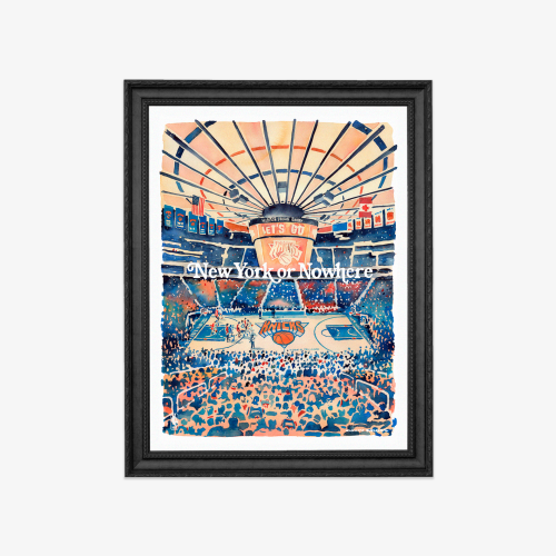 NYON x Gavin Snider x NY Knicks - Gardencolor Art Print