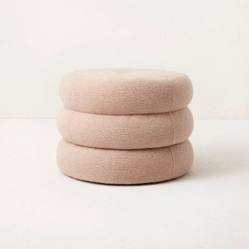 Molise Pouf - Opalhouse™ designed with Jungalow™, Color: Blush Fabric