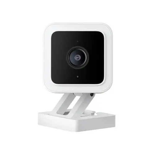 WYZE Cam v3, 1080P HD WiFi Wired Indoor/Outdoor Home Security Camera, Pet/Baby Monitor, Color Night Vision, 2-Way Audio, MicroSD Card Slot, Compatible with Alexa & Google - White