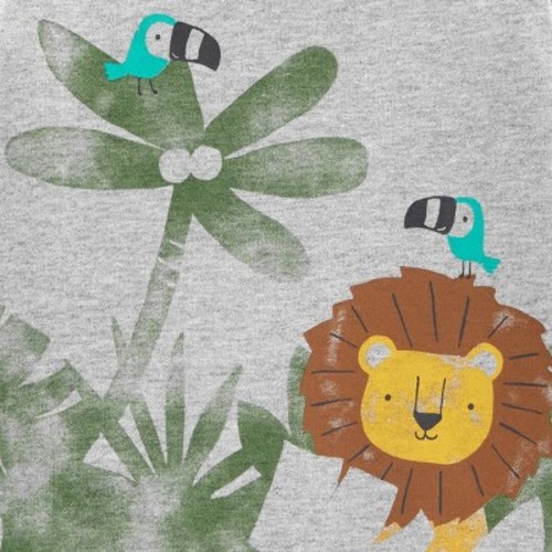 Baby Boys' Safari Romper - Just One You® made by carter's Gray/Green