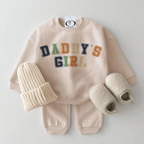 DADDY'S GIRL Baby Sweatshirt 2-piece Set