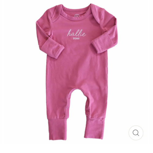 Personalized Full Length Snap Rompers