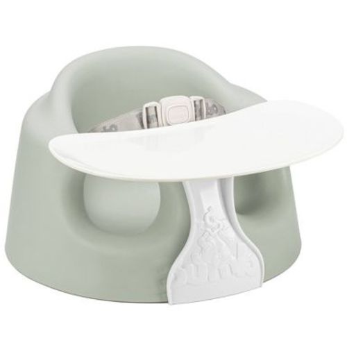 Bumbo Floor Seat PLUS+ with Tray Infant Positioning Seat - Agave
