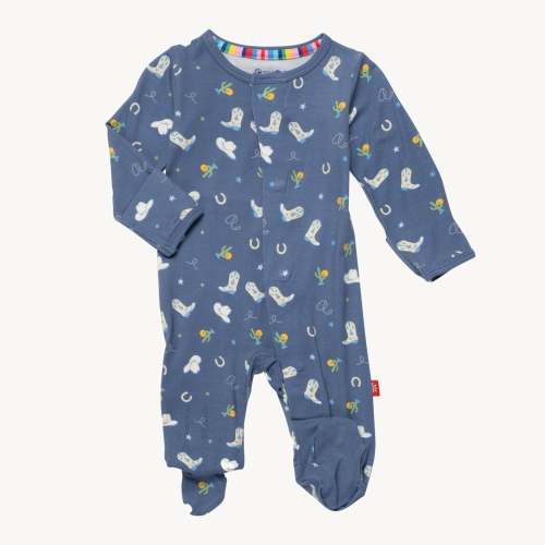 rodeo drive blue modal magnetic parent favorite footie