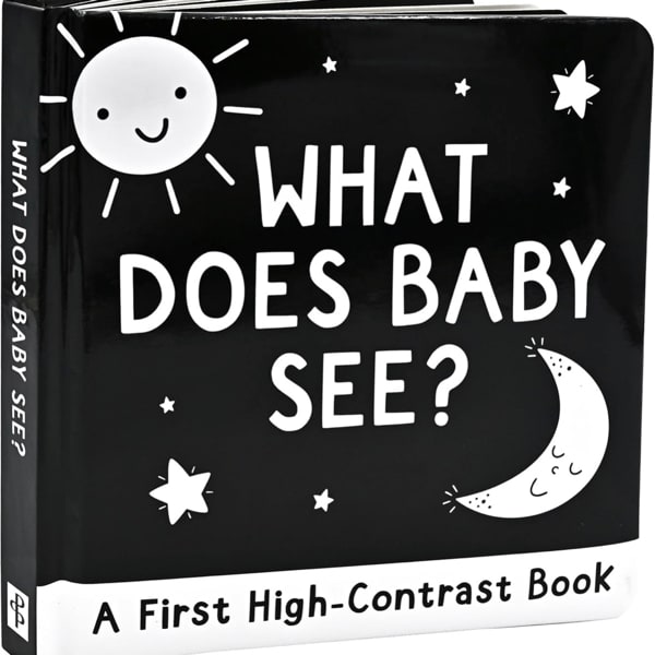 A Newborn High-Contrast Board Book (Padded Cover)