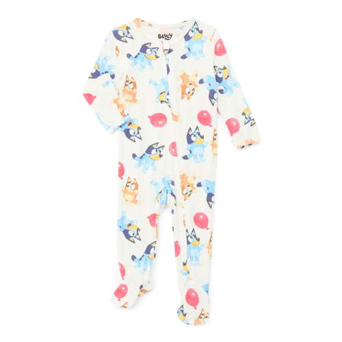Character Baby Gender Neutral Two-Way Zip Front Sleep N Play Pajamas, Sizes Newborn-6/9 Months